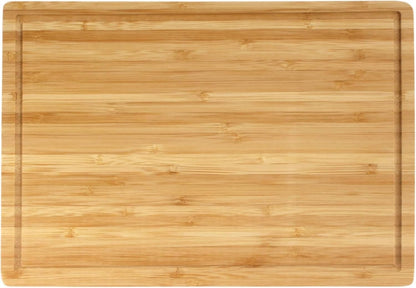 17.72 11.81 Dura Living Bamboo Cutting Board x Heavy Duty, Eco-Friendly Chopping Board for Kitchen Prep, Meat