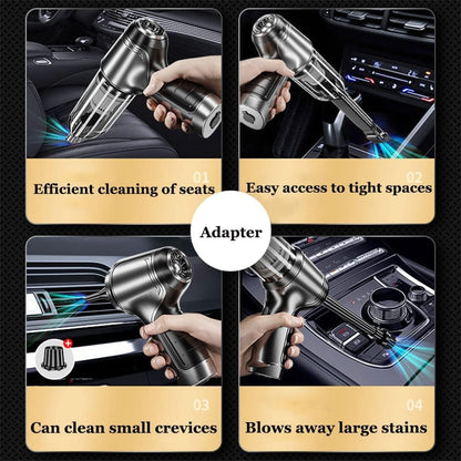 Cordless Handheld Car Vacuum Cleaner with Powerful Suction, Portable Vacuum Cleaner with Brushless Motor, 12,000 PA