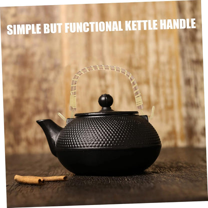 Teapot Replacement Accessory Kettle | Wood Handle Decor for Ceramic Tea Kettle, Metal Teapot Replacement Handle
