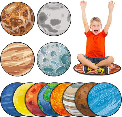 12 16 Inch Tinideya Pcs Kids Carpet Circle Seats for Class Round Classroom Rug Floor Cushions Soft First Day of School