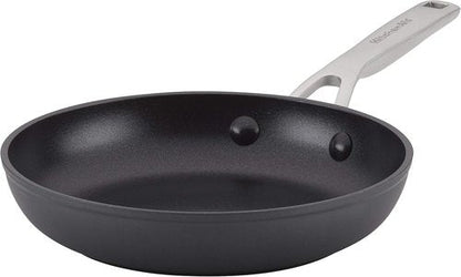 KitchenAid Hard Anodized Nonstick Fry Pan - 8.25 Inch Induction Skillet in Matte Black