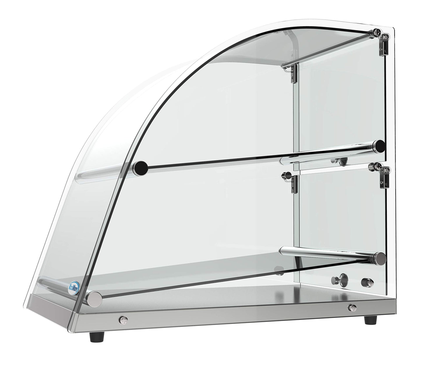 KoolMore DC-2CN Bakery Display Case, 2.4 Cu. Ft - 2 Shelves