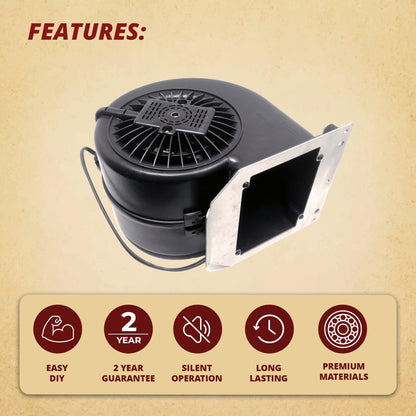 KS-5020-1052 Pelpro Pleasant Hearth Convection Blower Room Air Fan for Bayview Home Heater PHC90 Outfitter II PP130 PP130-B PP150 PP300 PP70 PPC90 TSC90 After August 2013-2 Year Warranty