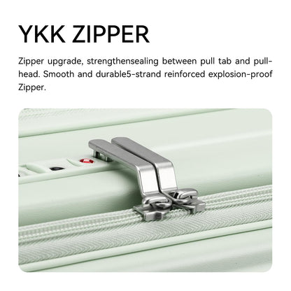 ROAMING Luggage Sets Hard shell Suitcase Top Opening Expandable with Spinner Wheels,Sturdy Large Suitcase Tsa Lock 20 Inch Carry on 28 Inch Checked Luggage,2-Piece Set (20/28) for Woman Men.Jade cyan