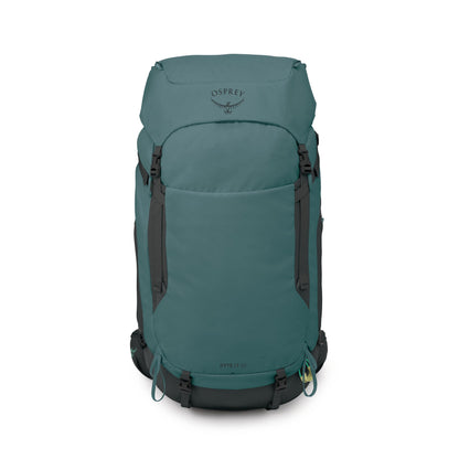 Osprey Kyte LT 65L Women's Backpacking Backpack - Lightweight Hiking & Camping Bag with Waterproof Raincover, Cascade Blue