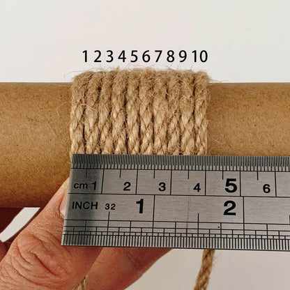 ILIKEEC Strong Jute Twine 4mm Thick 328Feet Arts Crafts Jute Rope Durable Packing String for Gardening Applications (4MM 328FT)