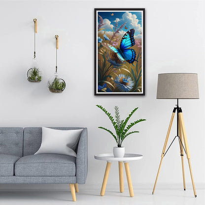 ZHUMUTO Large 5D Diamond Art Painting Kits for Adults,15.7x27.5inch Butterfly C DIY Full Round Drill Diamond Dots Large Size,Big Gem Art and Crafts for Home Wall Decor Gifts