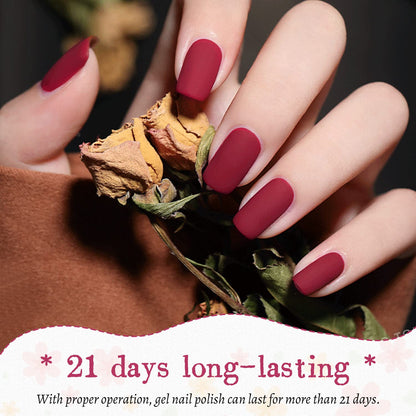 JODSONE Gel Nail Polish Kit with U V Light 32 Colors Gel Polish Nail + 4 Functional Adhesive Bottles Kit Soak Off Manicure Tools Gifts for Women
