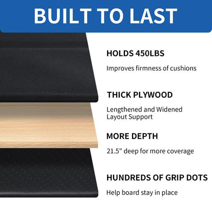 THMINS Heavy Duty Sofa Cushion Support Board for Sagging Sofas, 21.5''x 70'' Laminated Wood Sofa Cushion Support Board, Deep Support and Seat Protection