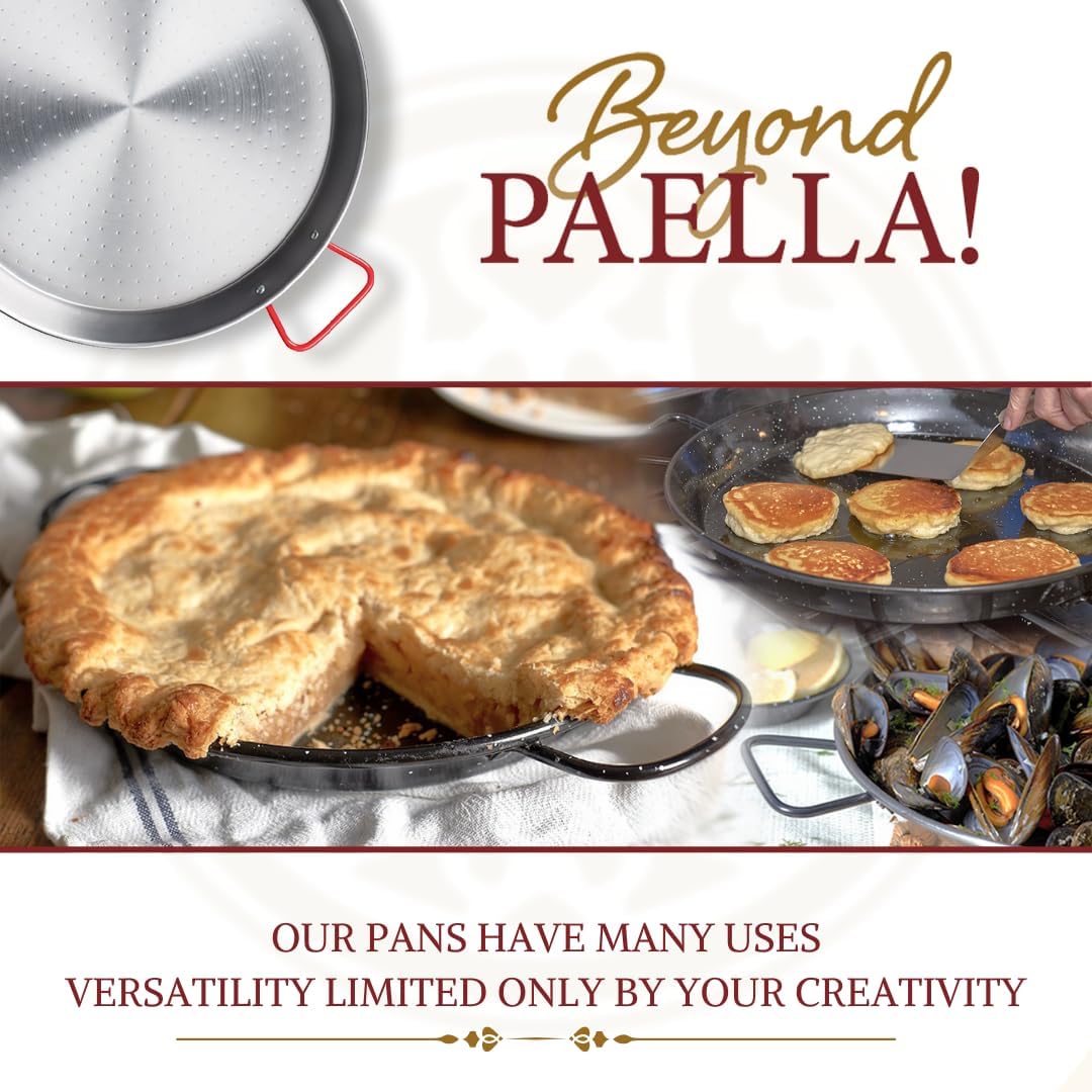 Garcima 6-inch Enameled Steel Paella Pan, 15cm