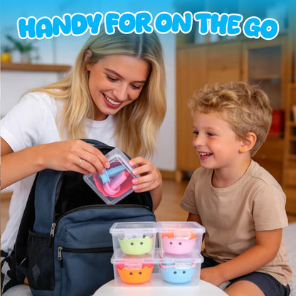 AIERSA 2-in-1 Silicone Popsicle & Ice Cream Holders for Kids, Reusable Popsicle Holder Catches Melting Drips, Dishwasher Safe Popsicle Drip Catcher with Storage Case 4-Pack