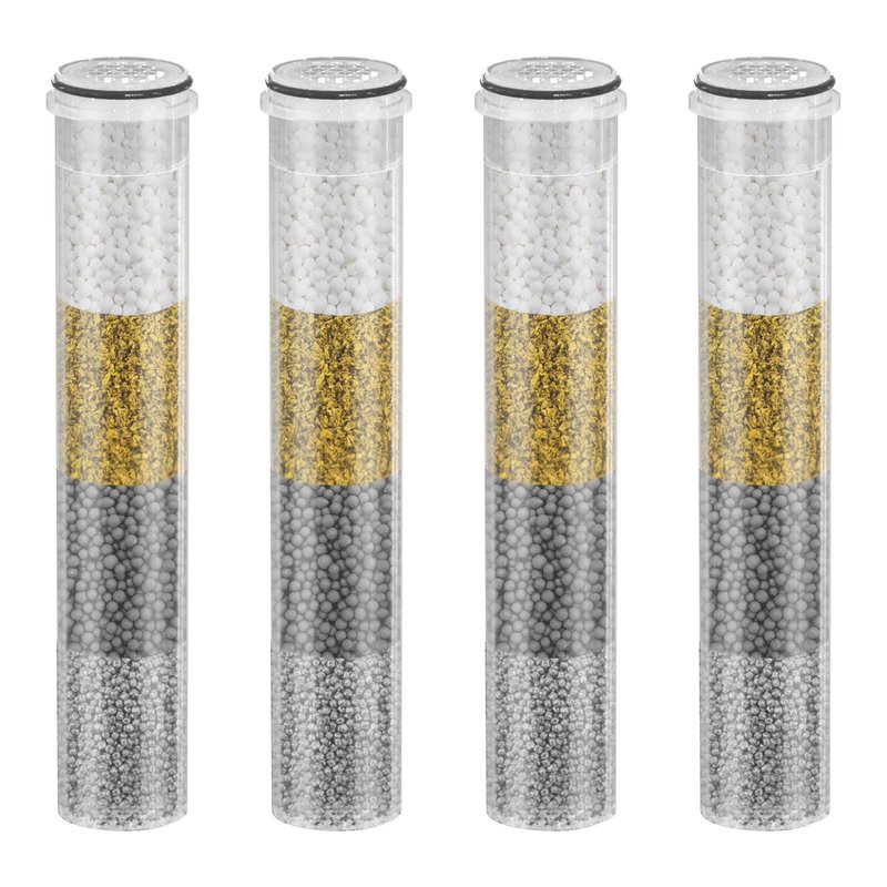 SSJ731/SW9730 Shower Head Filter Replacement Cartridge Compatible with MakeFit Filtered Shower Head with Handheld Combo-SSJ731/SW9730 (4-PACK)