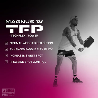 JOOLA Tyson McGuffin Magnus Pro IV 16mm Pickleball Paddle - Elongated Shape for Power & Reach - Propulsion Core Increases Spin & Control - UPA-A Certified - NFC Chip Enabled.