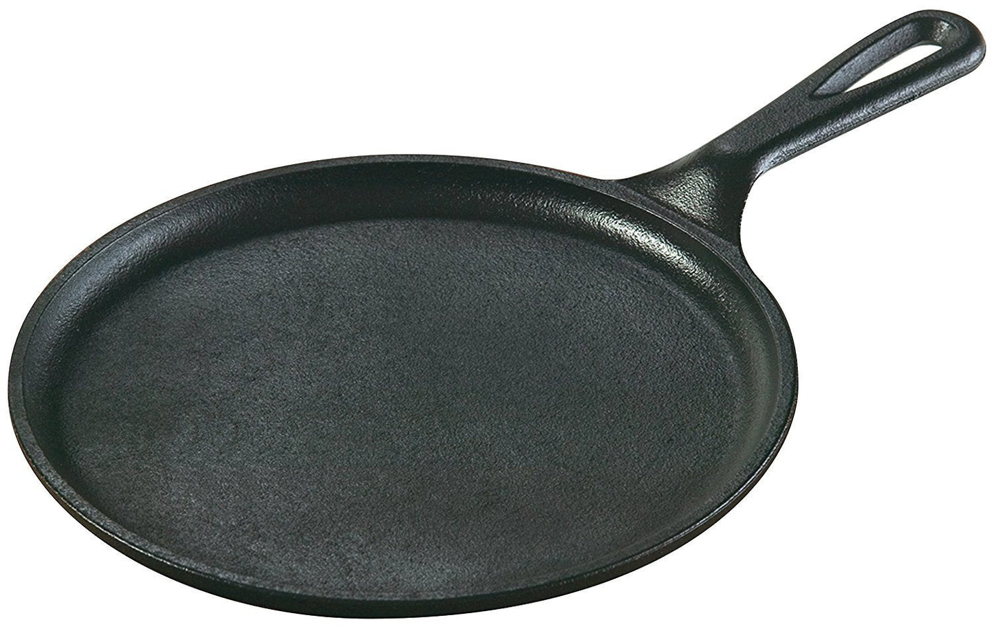 Lodge Cast Iron Griddle – 8 Inch Round Pre-Seasoned Griddle Pan for Pancakes, Tortillas, and More – Induction, Grill, Oven & Campfire Compatible – Made in USA, Non-Toxic, PFAS-Free