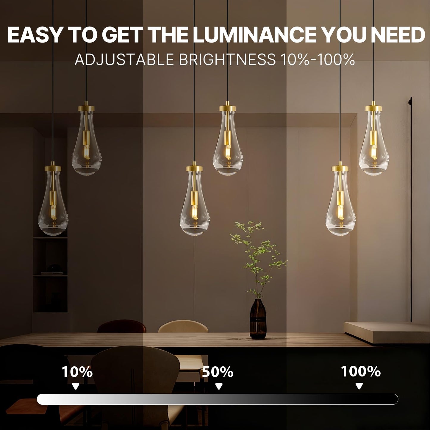 Raindrop Pendant Lights Kitchen Island: 2-Lights Crystal Teardrop Gold Pendant Light Fixture over Dining Table - Modern Glass Gold Rain Drop Ceiling Chandelier Bedroom Bathroom Breakfast Bar Lighting