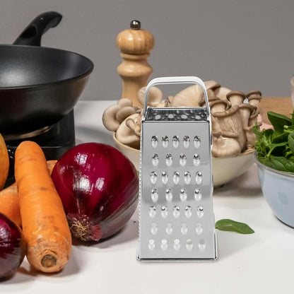 SHERCHPRY Vegetable Slicer Box Grater, Stainless Steel Mandoline Slicer for Kitchen, 8inch Cheese Grater
