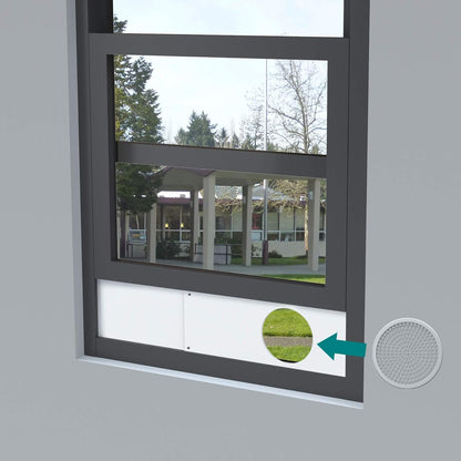 Daisypower Portable Air Conditioner Window Kit, Adjustable Seal Panels for Sliding Windows with 5" Diameter Hose