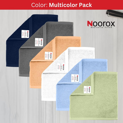 12x12 Inch Pack 24 Washcloths of Soft, Absorbent, Quick-Dry Cotton Towels for Bath, Gym, Hotel & Salon