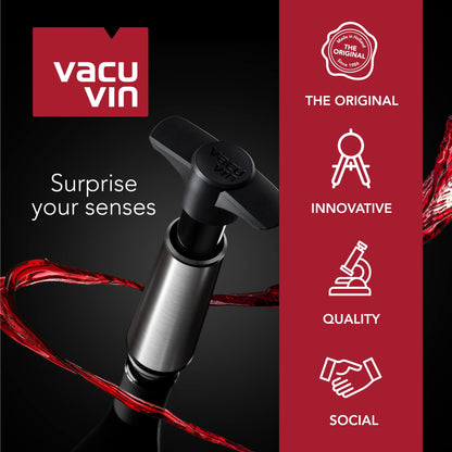 Vacu Vin VACUVIN0881050 Wine Stopper - Gray