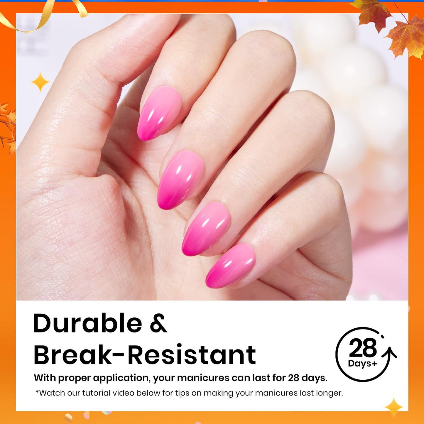 Beetles Gel Nail Kit Short Almond with Nail Dehydrator and Primer, 576Pcs Half Matte Etch-X Gel Nail Tips Solid Nail Glue Mini Nail Lamp Acrylic Nail Tips Easy DIY Nail Extension Set Gift for Women