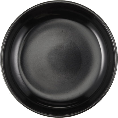 Happy Sales HS305AB10 Melamine Sauce Dishes, Set of 10, Black