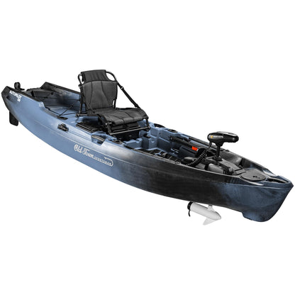 Old Town Sportsman AutoPilot 120 Solo Sit-on-Top Fishing Motorized Kayak, with Minn Kota Motor, 12 ft, Steel Camo