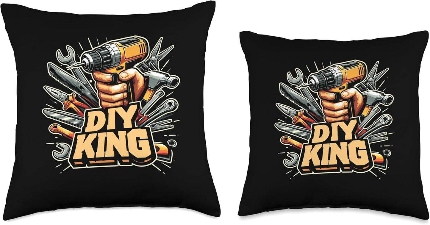 Home Improvement Throw Pillow for DIY Lovers and Enthusiasts