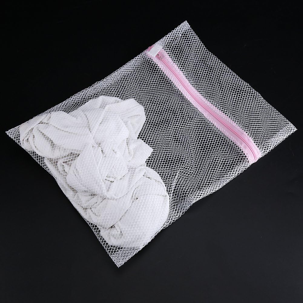 Zipped Lingerie Washing Bag, Mesh Laundry Bag for Socks, Bra, Underwear (50 * 60cm #1)