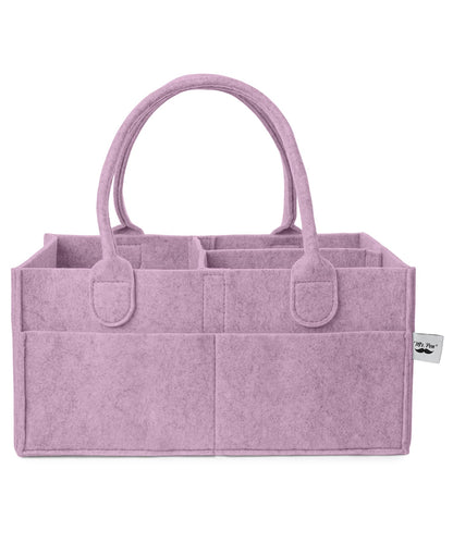 Mr. Pen- Baby Diaper Caddy Organizer, Orchid Mist, Nursery Storage Bin and Car Organizer for Diapers and Baby Wipes