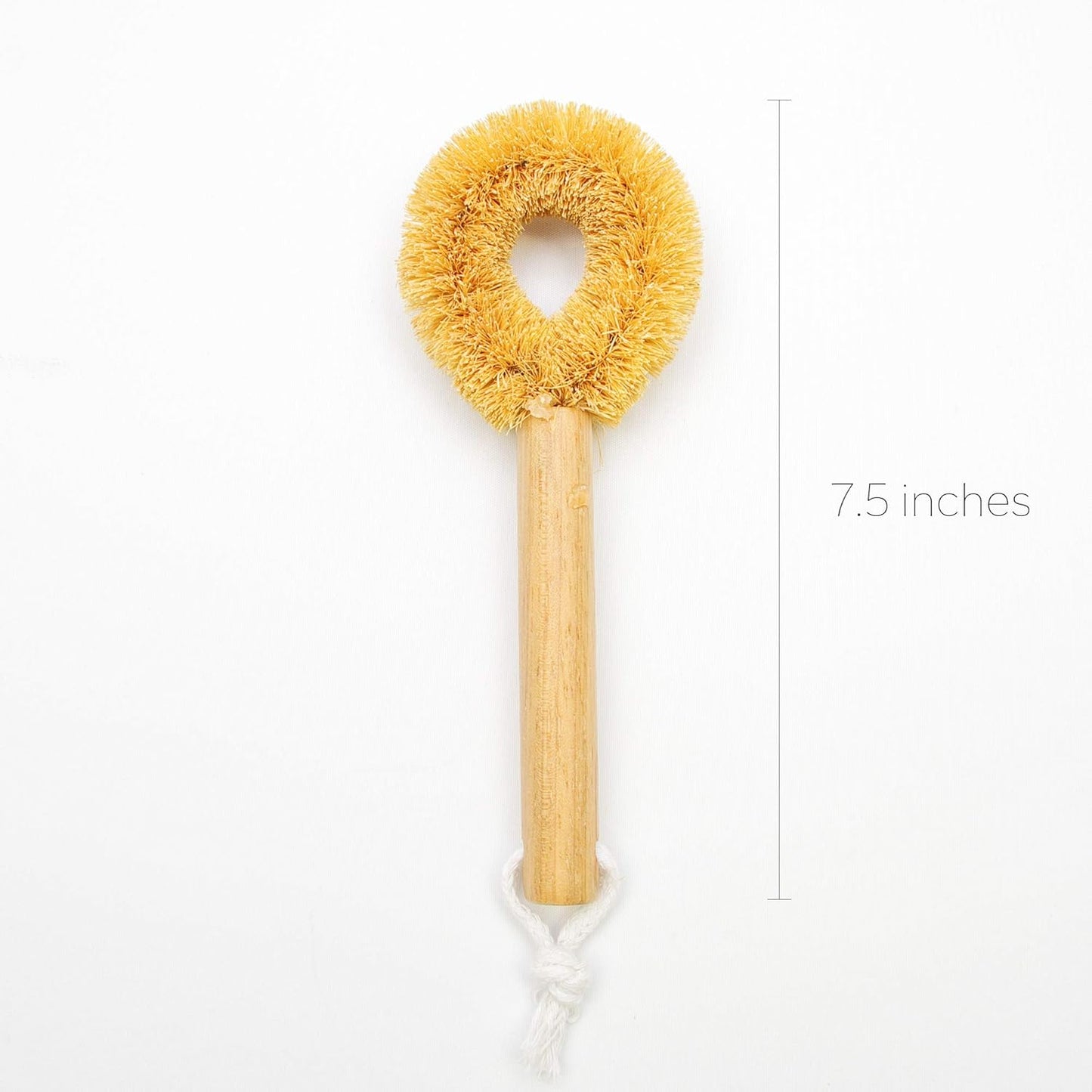 Tawashi Kitchen Scrub Brush with Handle for Dish, Pan, Pot, Strainer, Sink, and Vegetables (Normal)