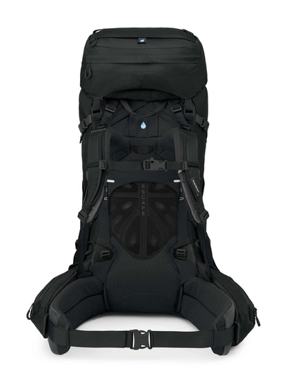 Osprey Aether 65L Men's Backpacking Backpack, Black, L/XL, Extended Fit