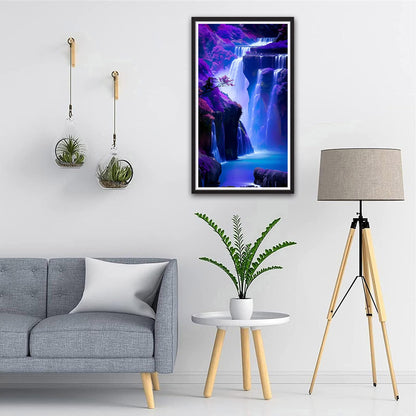 ZHUMUTO Large 5D Diamond Art Painting Kits for Adults,15.7x27.5inch Landscape Waterfall C DIY Full Round Drill Diamond Dots Large Size,Big Gem Art and Crafts for Home Wall Decor Gifts