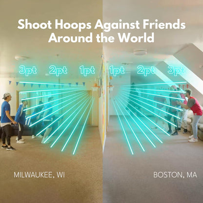 huupe mini – The World’s First Smart Mini Basketball Hoop Game Console – The Ultimate Gift for Families for Indoor Gameplay and Interactive Fun