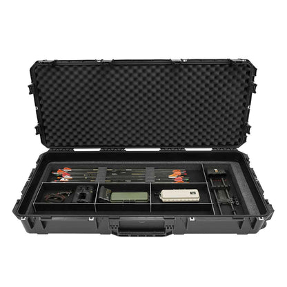 SKB Cases iSeries 4719-8 Ultimate Single or Double Bow Case, Hard Plastic Case for 44-Inch and 46-Inch Bows, Includes Trigger-Release Latch System