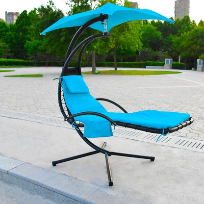 Hammock Outdoor Hanging Lounge Chair Replacement Cushion Cover and Umbrella Fabric, Made for Patio Curved Chaise Lounge