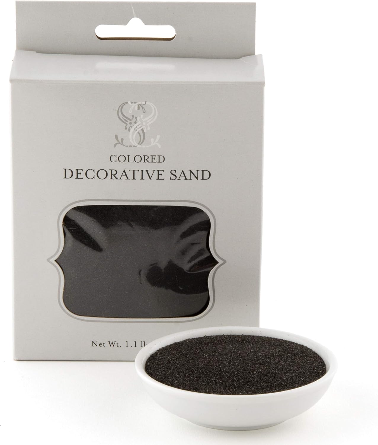 Weddingstar Deep Black Crystalline Quartz Sand, 1.1 lb