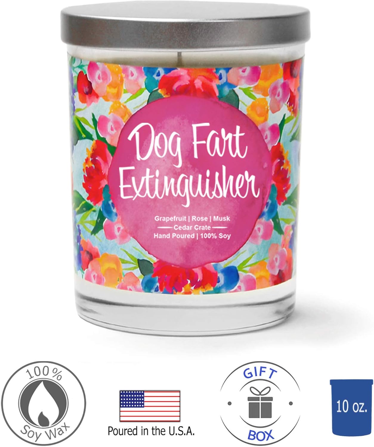 Dog Fart Extinguisher, Funny Scented Candles, Dog Mom Gifts, Gag Gift for Dog Lovers