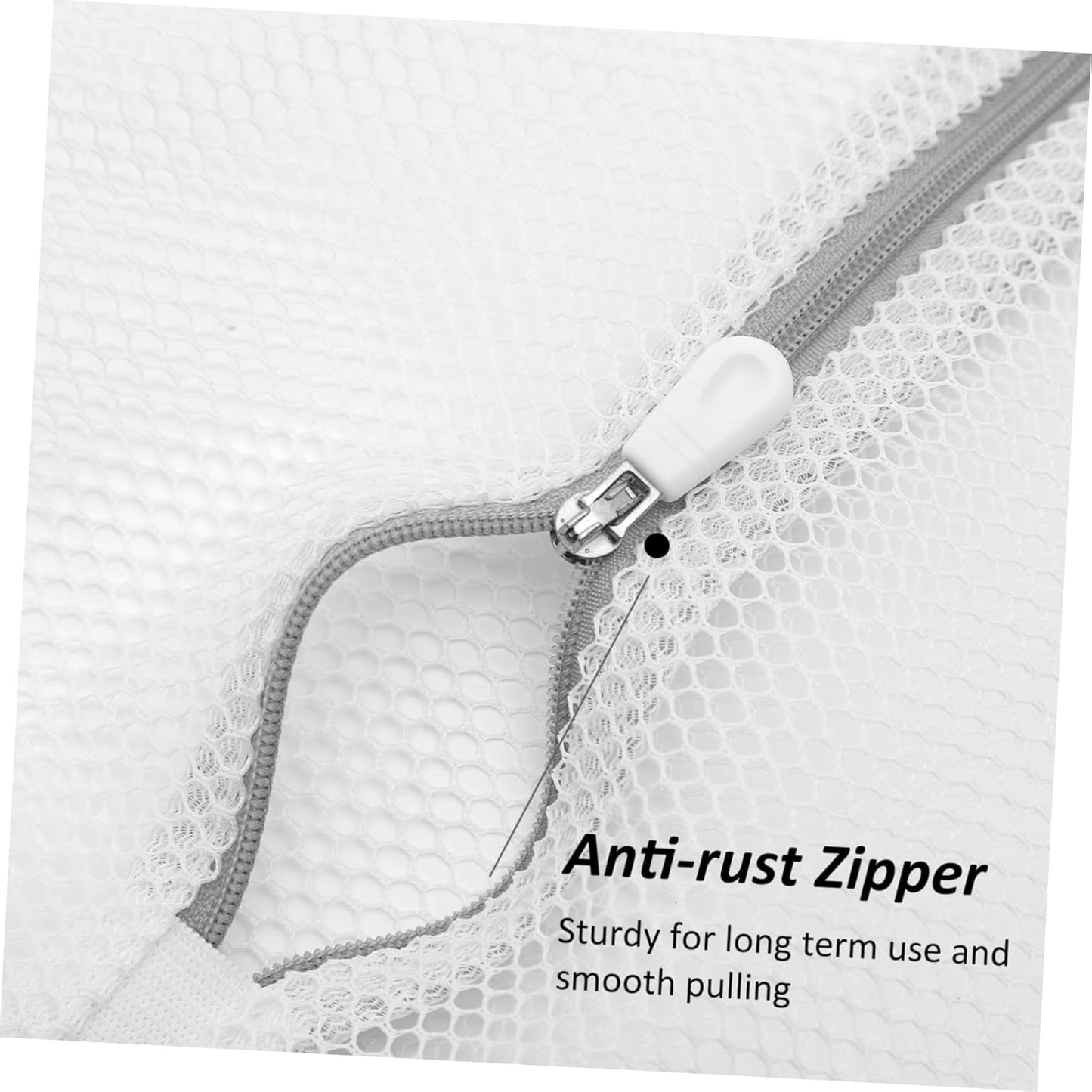 Zerodeko Laundry Bag, Large Durable Mesh Wash Bag for Socks, Clothes, Bedding, Travel Toiletries, Polyester Washing