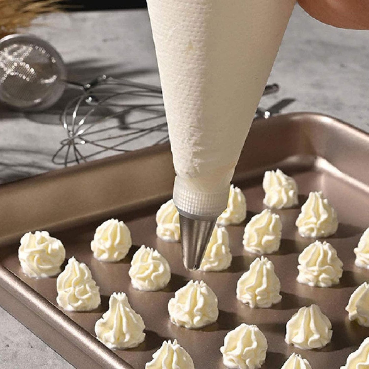 Piping Bags Disposable, 100 Pieces 14 Inch Heavy Duty Anti Burst Piping Pastry Bags