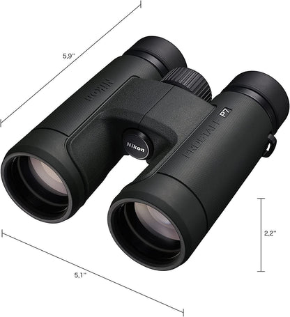 PROSTAFF P7 10x30 (16771) Black Binoculars Bundle with Lens Pen and Cleaning Cloth, Compact Binoculars for Adults for Hunting, Bird Watching, and Hiking Essentials, Zoom