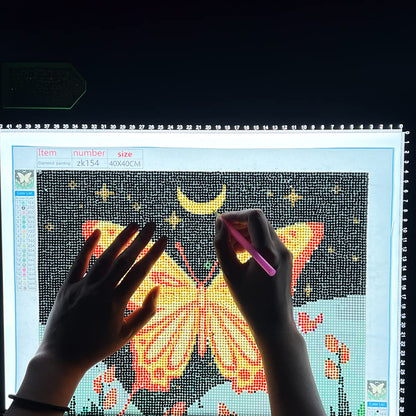 HSK B4/A3s LED Artist tracing Light Box Copy Table, Adjustable High Brightness Light Pad for Tatto Drawing, Sketching, Animation,Diamond Painting Accessories