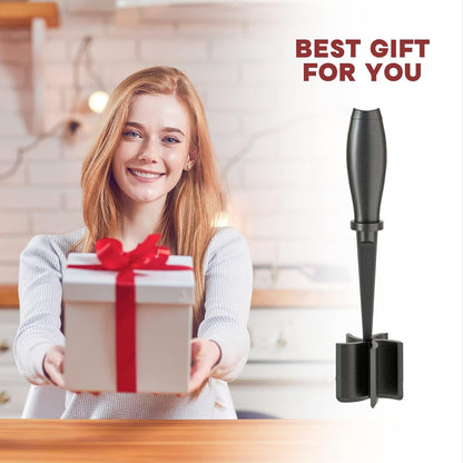 Premium Meat Chopper by [Brand Name] - Heat Resistant Hamburger Grinder & Tenderizer Tool | Black