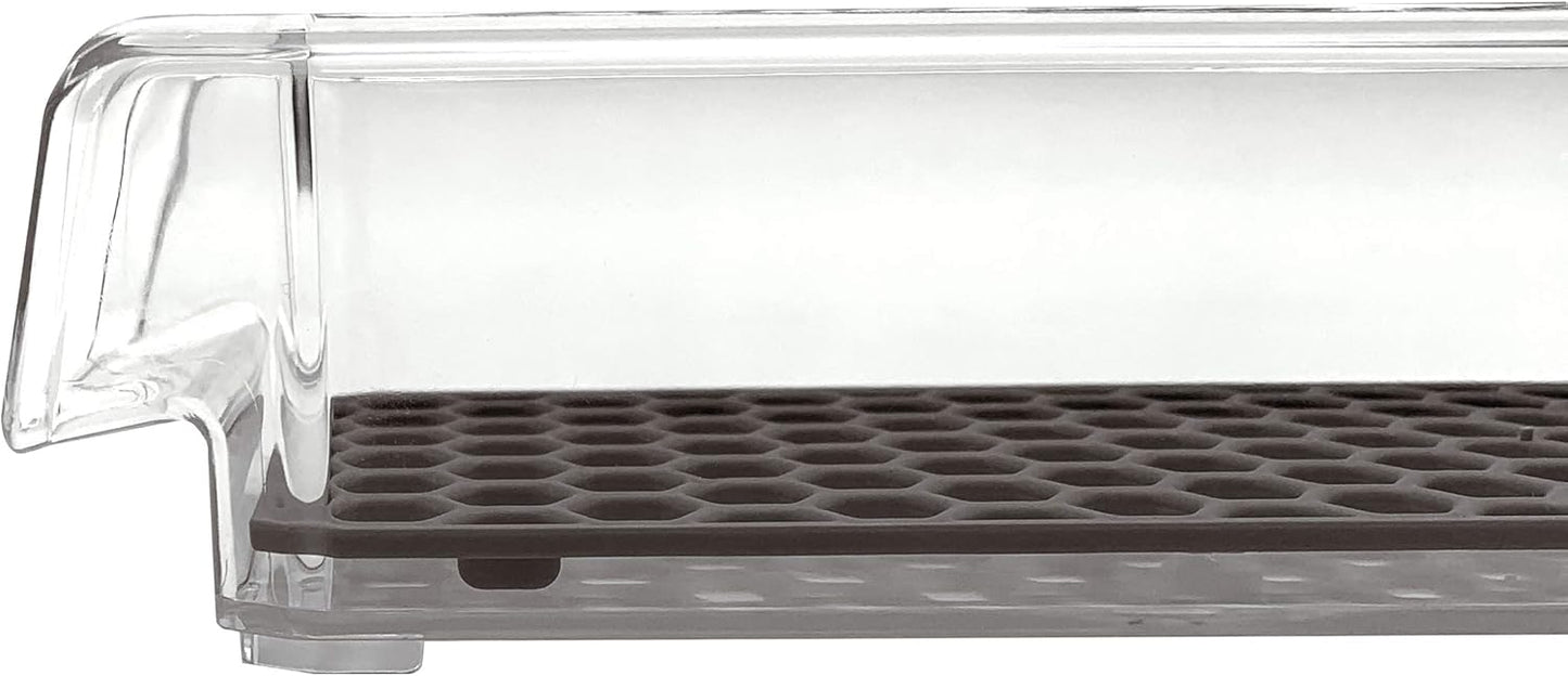Spectrum Diversified Hexa Small Refrigerator Bin - In-Fridge Storage for Fruit, Vegetables, and More (8.5 x 6 x 2.25)