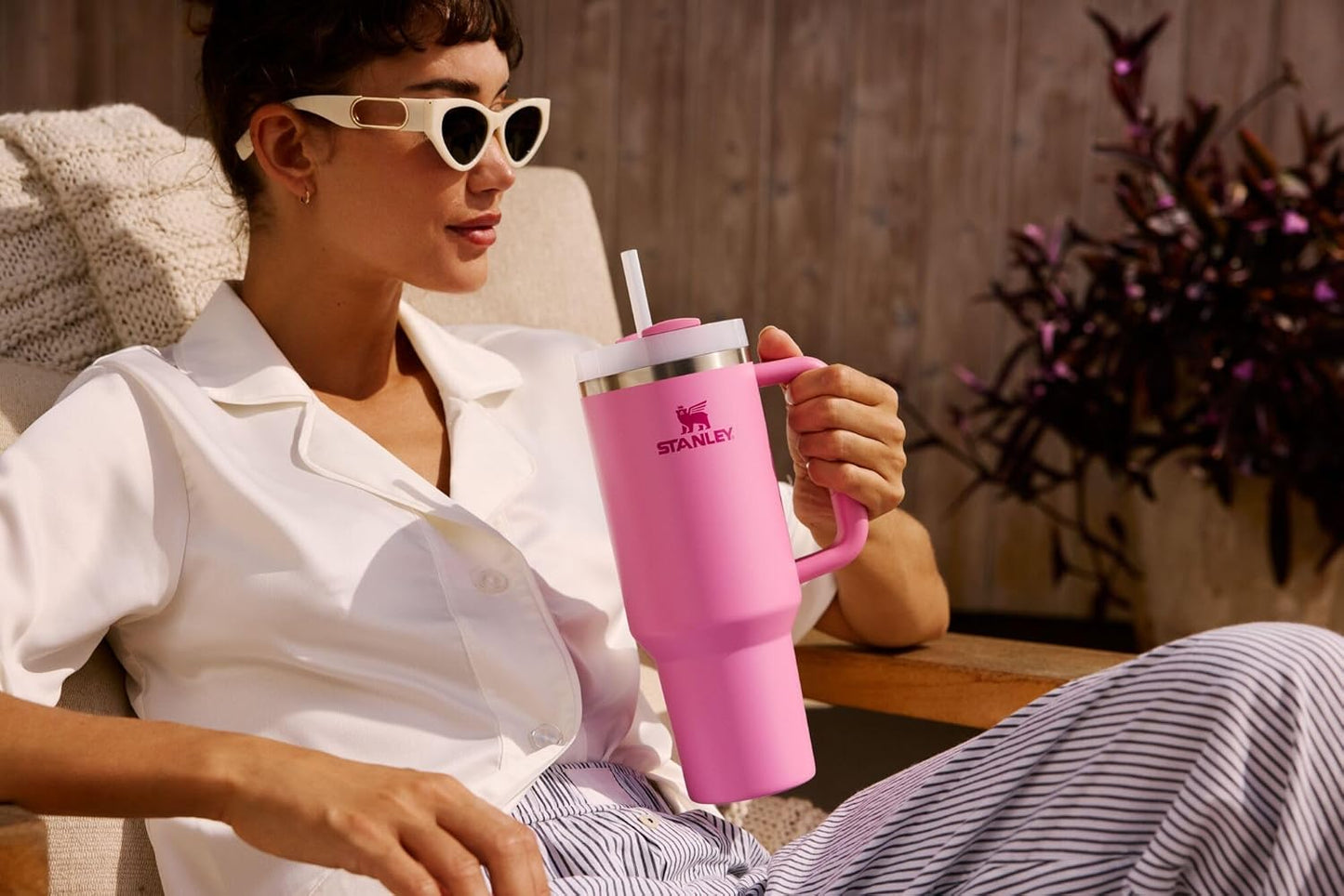 STANLEY Quencher H2.0 Tumbler - 40 oz Insulated Stainless Steel Cup with Handle & Straw | BPA-Free | Spring Green