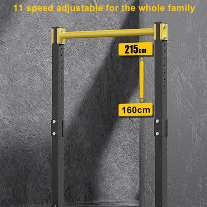 Pull Up Station, 400LBS Multifunctional Fitness Power Tower, 11 Gears Adjustable Free Standing Pull Up Bar Dip Station with Non Skid Widen Base, for Outdoor Home Gym Workout Exercise