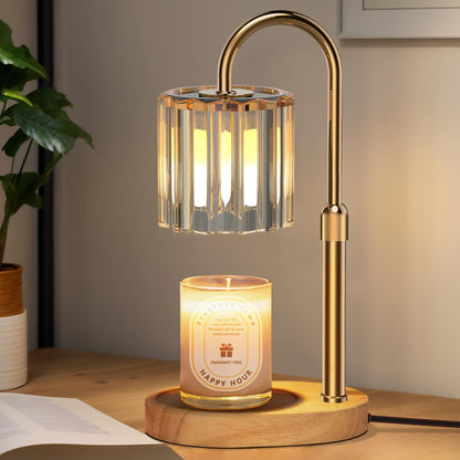 Lukasa Candle Warmer Lamp, with Timer Dimmer Adjustable Height, Birthday Gifts for Women, Mothers Day Gifts for Mom, House Warming Gift New Home, Wax Melt Warmer for Scented Jar Candles