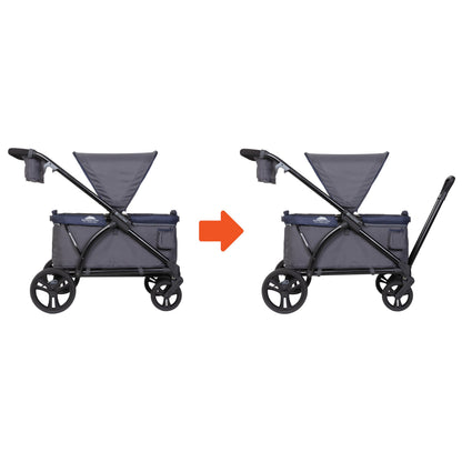 Baby Trend Expedition® 2-in-1 Stroller Wagon, Smokey Navy