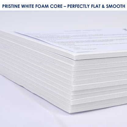 Foam Board 24 x 36 x 3/16" (5mm) - 12 Pack - White Poster Board, Acid Free, Double Sided, Rigid, Sign Board Foamboard for Mounting, Crafts, Paintings Prints, Art, Display, Presentation and Projects