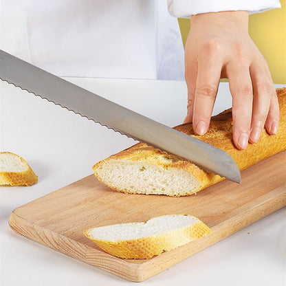 Kiss Core 18.1-inch Bread Knife for Homemade Bread, Long Serrated Knife Stainless Steel Loaf Cutter for Cakes, Sandwiches