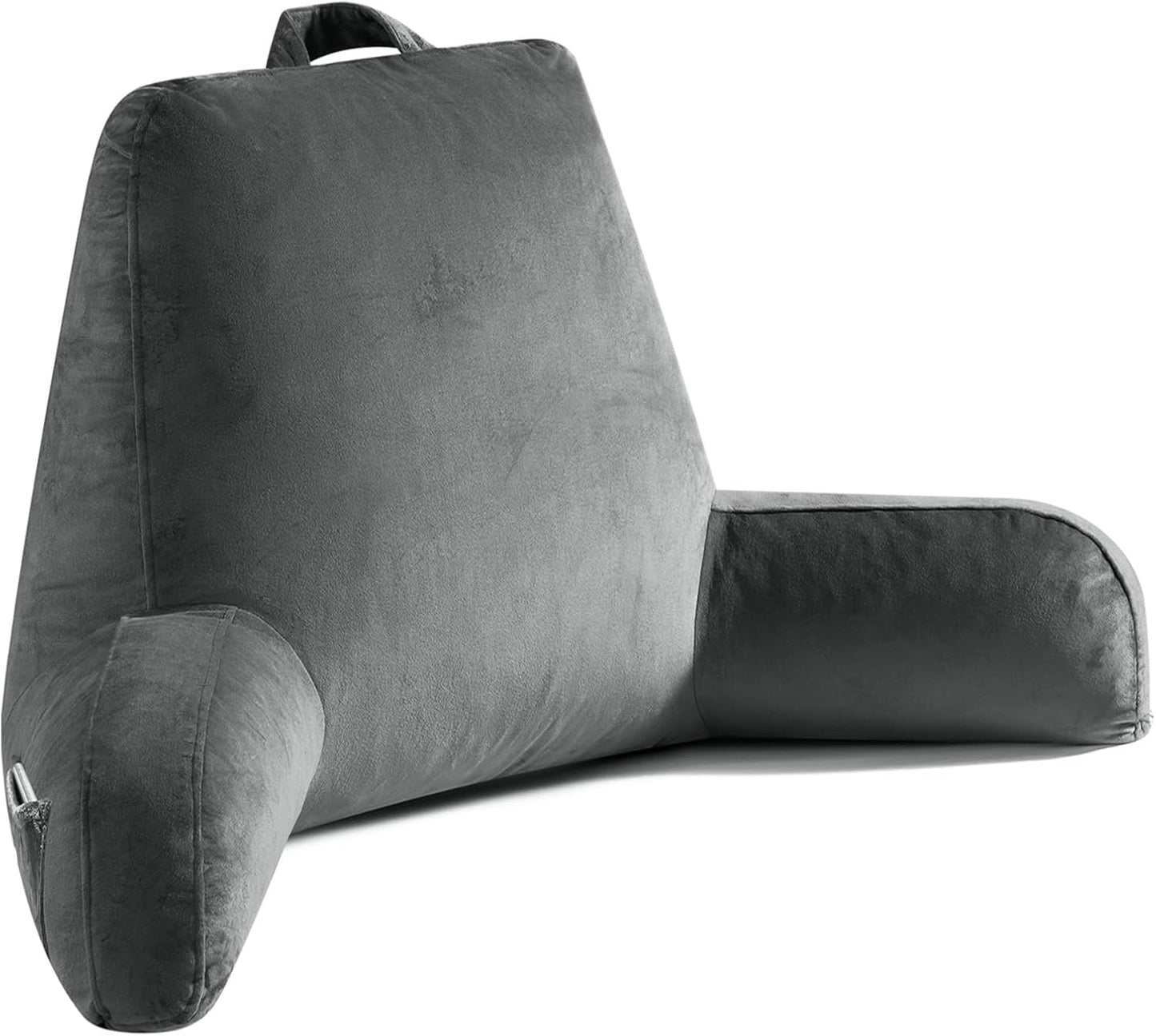 19" OAISZ Reading Pillow for Sitting in Bed Adult, Reading Pillow with Shredded Memory Foam, Back Pillow for Sitting Up